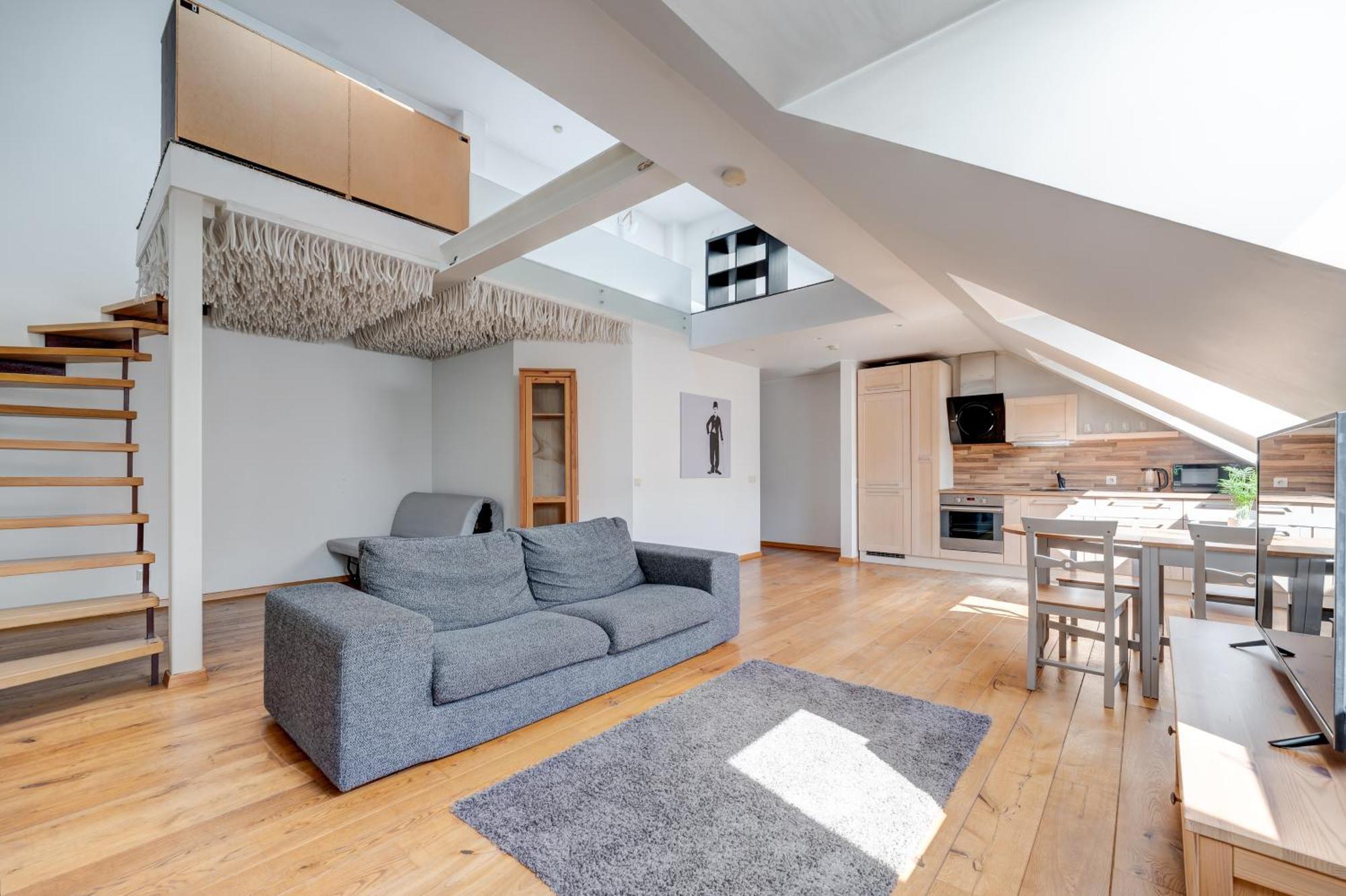 Leilighet Charming Loft In Oldtown Vilnius