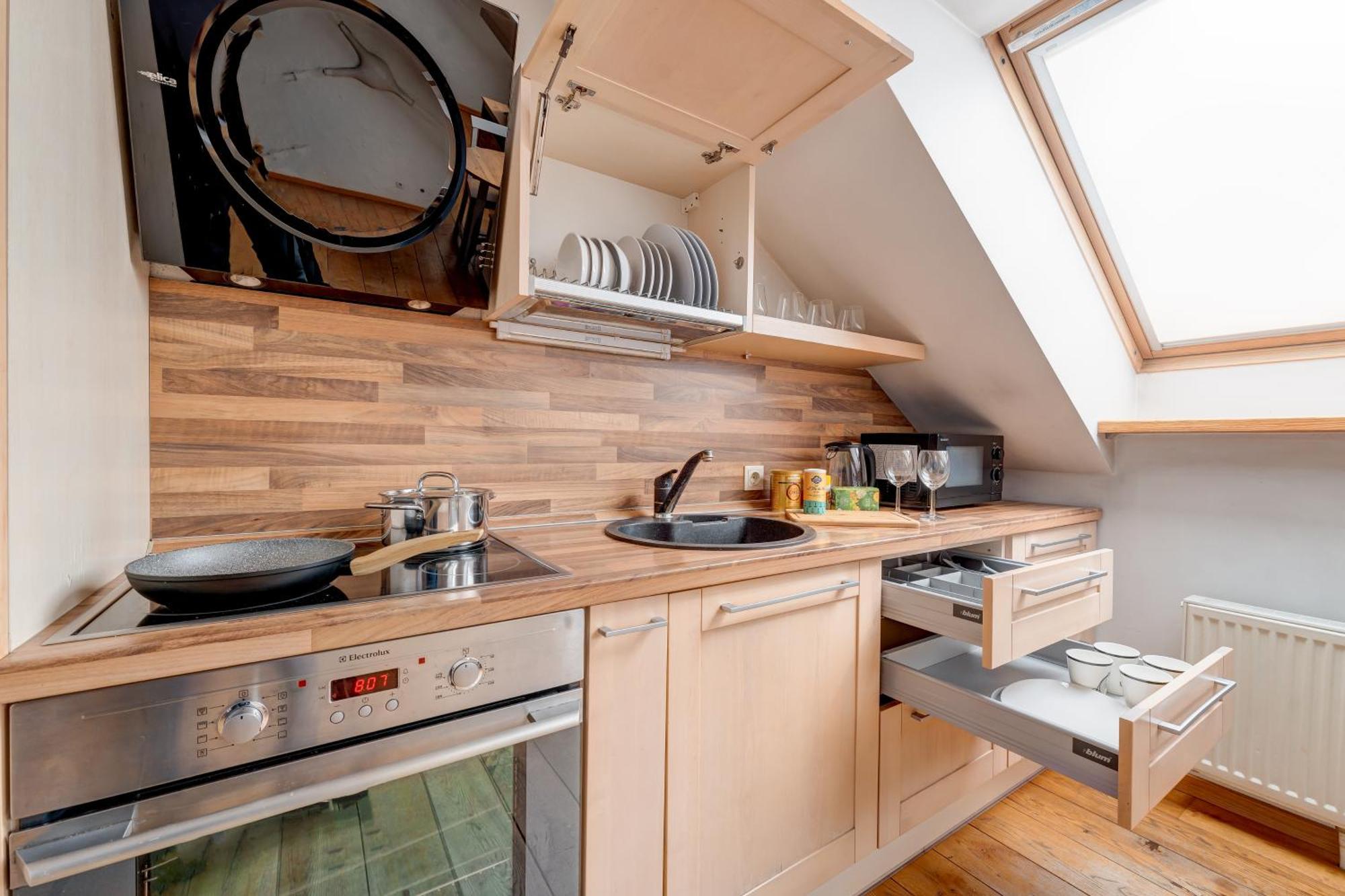 Leilighet Charming Loft In Oldtown Vilnius